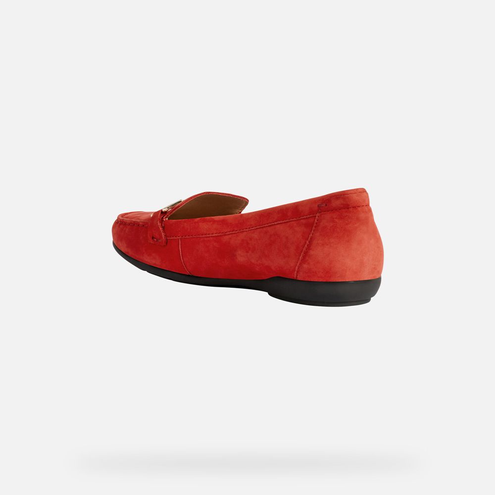 Geox Loafers Red Annytah - Geox Womens Shoes - MNSAQH624